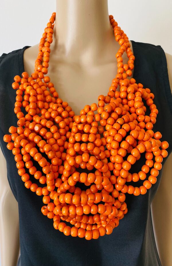 Collier africain,massaÏ à Perles/Existe en plusieurs coloris