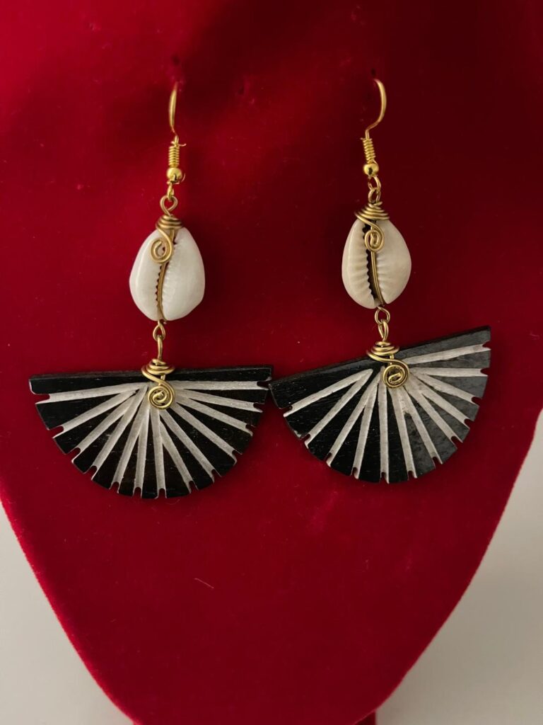 Boucles D'oreilles Pendantes En Céramique Faites à La Main, Couleur