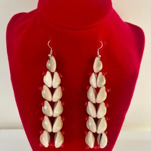 Boucles d'oreilles pendantes en Coquillages ou en Cauris