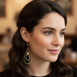 Boucles d'oreilles africaines pendantes